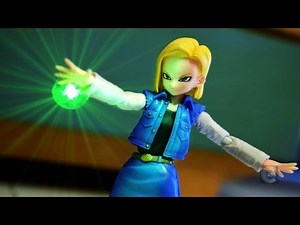Dragon Ball stop motion review - SHF Android 18 七龍珠玩具介紹-人造人18號