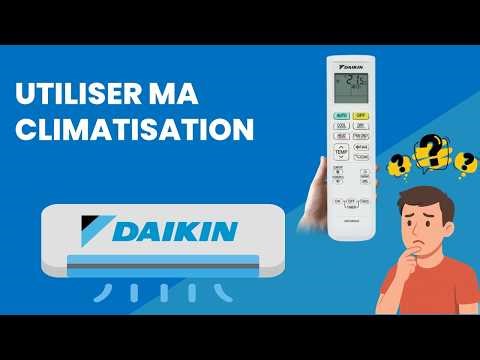 Comment utiliser la télécommande du climatiseur réversible mural Daikin Comfora ?