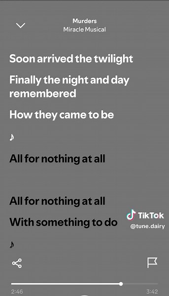 Murders: Miracle Musical Lyrics & Analysis