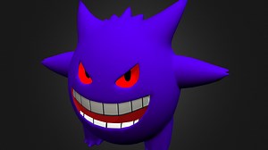 Gengar (Pokemon) - Download Free 3D model by Citron Legacy (@CitronLegacy)