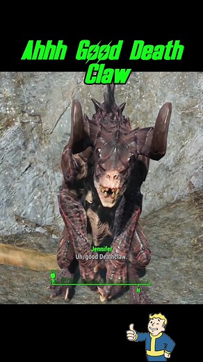 Friendly Deathclaw 😁##fallout4##fallout##fyp##wtf ##CapCut | deathclaw lore
