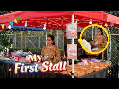 My First Flea Market Experience🛍️💛| What I Learned + Behind the Scenes | Small Business Reality #yt 