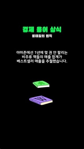 경제 용어 상식 | 롱테일의 법칙 #경제용어 #경제공부 #shorts