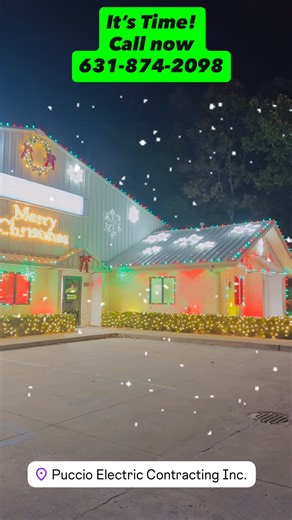 13 reactions | Book your Holiday light installation now! Call 631-874-2098 | Puccio Electric Contracting Inc. | Facebook