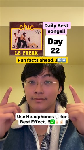 Brian Wen on Instagram: "Song: le freak Artist: Chic Released: 1978 Album: C’est Chic Genres: Disco, Funk, R&B/Soul, Dance/Electronic * “Le Freak” by Chic was released in late 1978 and became a number one disco hit, a number one R&B hit and hit the top of the pop charts as well. * The song was written after band leaders Nile Rodgers and Bernard Edwards were denied entry to the legendary Studio 54 on New Year’s Eve, 1977. Despite an invitation from Grace Jones, their names weren’t on the guest li