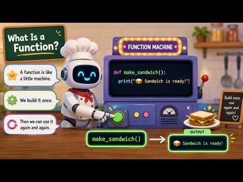🐍 Python for Beginners Level 4.1 | Building Reusable Code Machines