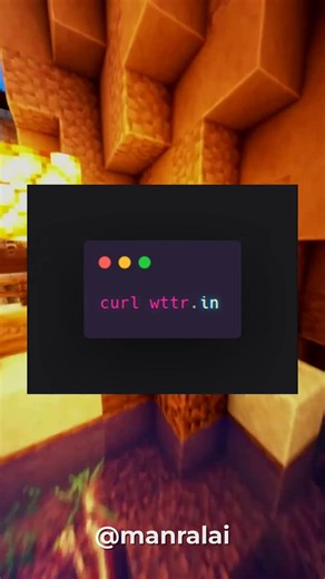 Check the weather in your terminal like a hacker. 🔥