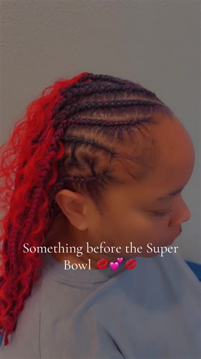 A lil sum sum before the game #fyp #fyppppppppppppppppppppppp #texas #stitchbraids