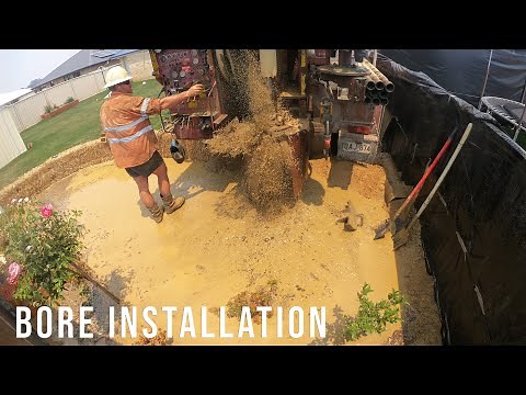 Drilling a Water Bore (Well) at Home