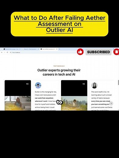 What to Do After Failing Aether Assessment on Outlier AI