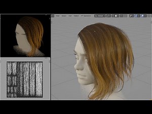 Making half-undercut hairstyle in Blender + Hair Tool