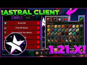 💜 !ASTRAL CLIENT 1.21.X PARA MINECRAFT BEDROCK Celular y PC! (+20 Opciones útiles)