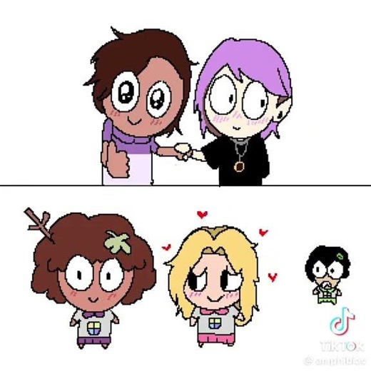 Anne Boonchuy and Luz Noceda #amphibia X the Owl house. #luznoceda #anneboonchuy