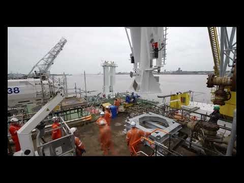 STL Marine Loading Arm installation