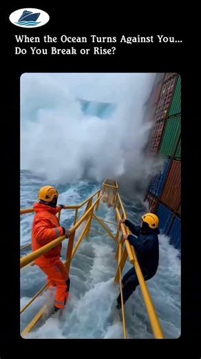 Cargo Ship vs Monster Waves - Will They Make It? #extreme #ocean #survival