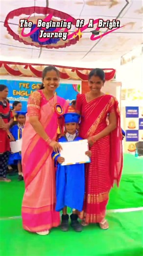 “Tiny steps today, giant dreams tomorrow. Congratulations UKG Graduates!” 🎓🌟 #indianpublicschool