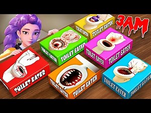 DO NOT OPEN MYSTERY TOILET EATER BOXES at 3 AM!!