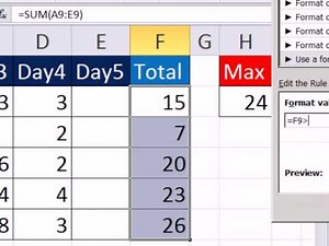 Excel Magic Trick 850: Conditional Format More Than 24 Hours (3 Examples)