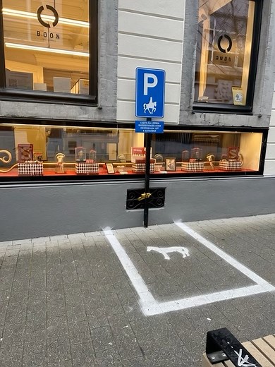 Iedere dag komt de Sint bij ons langs om chocolade voor alle brave kinderen op te halen. Gelukkig hebben we een parkeerplaats voor zijn paard geregeld. 🅿️ Misschien komt de Sint vanavond ook bij jou langs?❤️ | Chocoladehuis BOON