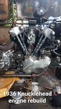 1936 harley knucklehead engine rebuild.