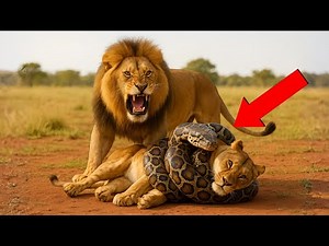 Der Löwe kam, um die Löwin zu retten – So einen Kampf hast du noch nie gesehen!