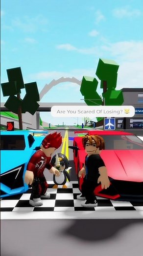 Bacon Rage Baited Him And Won The Race 😲🤨 #roblox #shorts