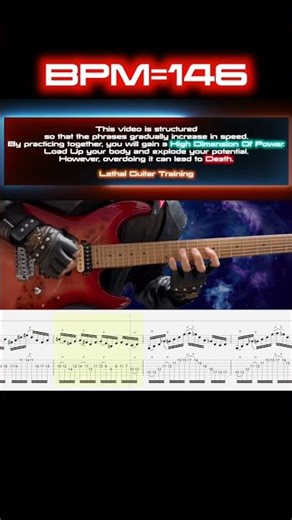 Symphony X - The Damnation Game #1 (Original Key)【Guitar TAB | BPM 146】