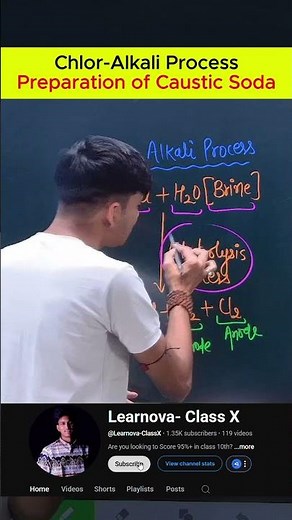 Chlor-Alkali Process | Acids, Bases and Salts | Class 10 Science | CBSE 2025-26