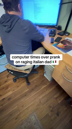 Computer Time's Over: Prank on Raging Italian Dad