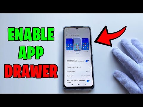 How To Fix Swipe Up Not Showing Apps on Redmi | Enable App Drawer