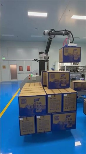 Full-Auto Palletizing Robot #machine #factoryproducts #packagingmachine