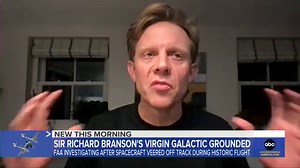 FAA grounds Virgin Galactic