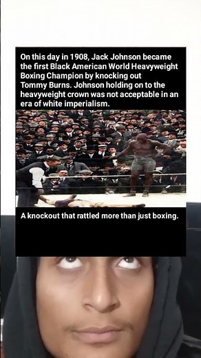 Jack Johnson Makes History 🥊 | First Black Heavyweight Champion After 1908 Knockout