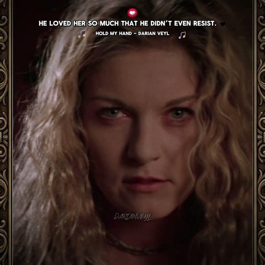 He loved her so much that he didn’t even resist #vampires