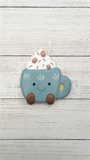 1.8K views · 16 reactions | Day 11 of turning @jellycat into cookies & it’s time for festive designs!!!  Now it’s November all you’re going to see from me is Christmas biscuits, I’m sorry but it’s finally time  This Hot Chocolate with Marshmallows is extremely cute, let me know what you think! 﫶 #sugarcookies #christmascookies #jellycatcookies | Pollyanne Confections | Facebook