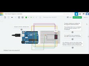 Tinkercad - Arduino Uno 7 Segment