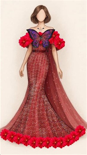 How to style a new dress for a trendy look #creativestyle #dressdesign #fashiondesign