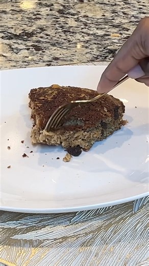 healthy breakfast No sugar no flour , apple banana oatmeal cake bread #healthy #easyrecipe #trending