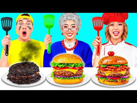 Me vs Grandma Cooking Challenge | Funny Kitchen Tricks by ToonDO Challenge