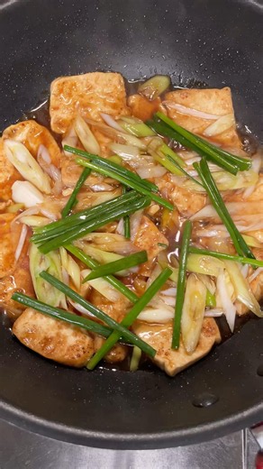 Easy Braised Scallion Tofu #TofuRecipes #ChineseFood #HomeCooking #EasyDinner #VegetarianRecipes