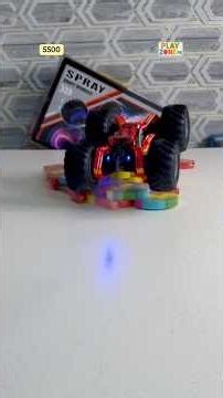 4x4 monster vehicle, powerful car with smoke effects, PlayZone.pk, WhatsApp 0339-3002000 #toys #fyp