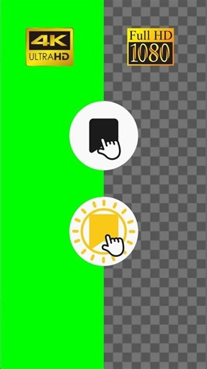 Animated TikTok Save Button | Green Screen & Alpha HD