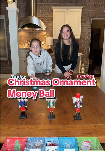 Christmas Ornament Money Ball Game for Family Fun