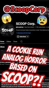 There's A Cookie Run SCOOP Analog Horror Series?! #Shorts #CookieRun #CookieRunKingdom #AnalogHorror