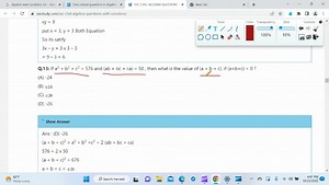 14 reactions | SSC 10th class Algebra question and explanation part 3(mathematics) | Bharat with RKP | Facebook