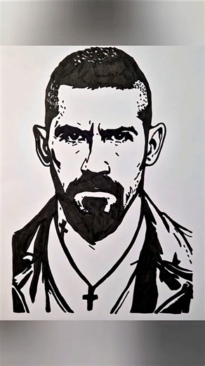 Easy Drawing Sketch "Yuri Boyka" 😎 #sketch #boyka #artwork #draw #celebrity #short #foryou #artwork