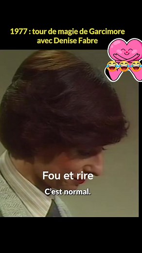 Tour de magie Garcimore et Denise Fabre passage mythique #tv #television #france #mythology #francais #drole #drolehumour #humour #rire #rigolade | Fou & Rire