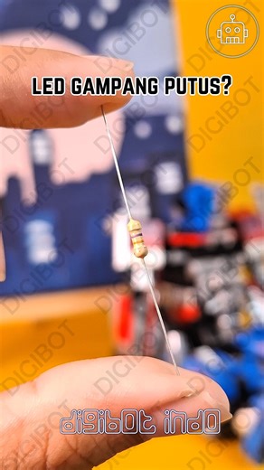 DigiBot Indo on Instagram: "Pov: Project robot gagal nyala gara-gara lupa pasang resistor. 💥😱 Jangan sampe kejadian! Resistor 1/4W itu kuncinya biar LED dan komponen mahal kalian awet. Basic skill buat yang mau jadi engineer masa depan nih. ⚡️🛠️ Amankan stok komponenmu di Digibot! 🛒 #ElektronikaDasar #KomponenRobot #BelajarRobotik #TipsElektronika #Resistor #STEMIndonesia #ArduinoLovers #RobotMaker #AIProjects #TechHobby"