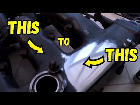 HOW TO QUICKLY POLISH INTAKE PLENUM ON A NISSAN 300ZX TWIN TURBO