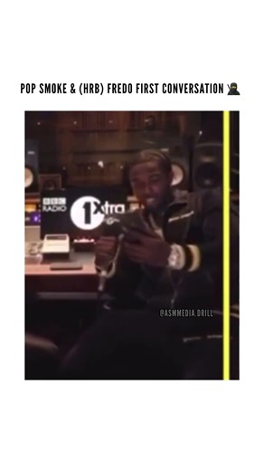 Pop Smoke showing love to #hrb Fredo 🕊️ #ukdrill